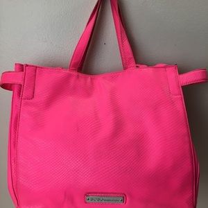 BCBGeneration Neon Pink Tote Purse